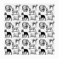 Dog Pattern White Medium Glasses Cloth by snowwhitegirl