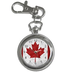 Canada Grunge Flag Key Chain Watches by Valentinaart