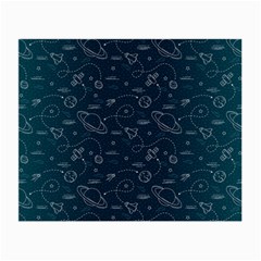 Retro Space Small Glasses Cloth (2-side) by JadehawksAnD