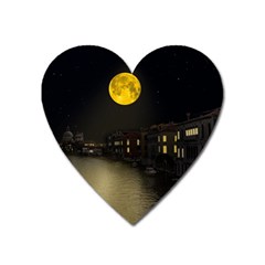 Travel Architecture Tourism Venice Heart Magnet by Celenk