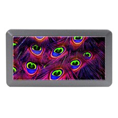 Peacock Feathers Color Plumage Memory Card Reader (mini) by Celenk