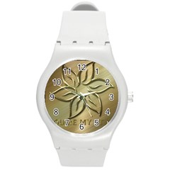 You Are My Star Round Plastic Sport Watch (m) by NSGLOBALDESIGNS2