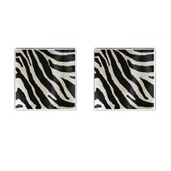 Zebra Print Cufflinks (square) by NSGLOBALDESIGNS2