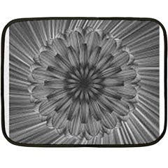 Sunflower Print Double Sided Fleece Blanket (mini)  by NSGLOBALDESIGNS2