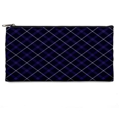 Blue Plaid  Pencil Cases by dressshop