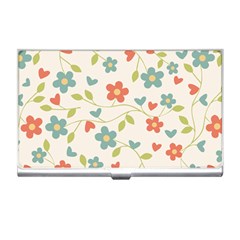 Flowers Pattern Business Card Holder by Hansue