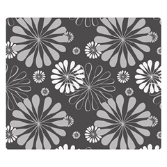 Floral Pattern Double Sided Flano Blanket (small)  by Hansue