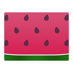 Watermelon Fruit Summer Red Fresh Double Sided Flano Blanket (mini)  by Nexatart