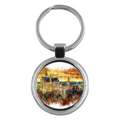 Architecture Castle Fairy Castle Key Chains (round)  by Nexatart