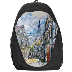 Altstadt Hattingen Ruhr Trail Backpack Bag by Nexatart