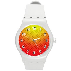 Digital Art Art Artwork Abstract Round Plastic Sport Watch (m) by Sapixe