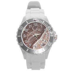 Mud Round Plastic Sport Watch (l) by WILLBIRDWELL