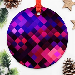 Pattern Seamless Pattern Tile Ornament (round) by Sapixe