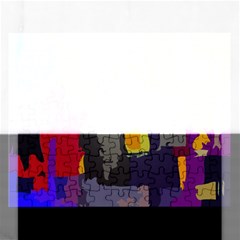 Abstract Vibrant Colour Rectangular Jigsaw Puzzl by Sapixe