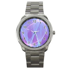 Background Light Glow Abstract Art Sport Metal Watch by Sapixe