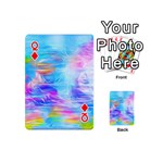 Background Drips Fluid Colorful Playing Cards 54 (Mini) Front - DiamondQ