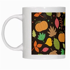 Thanksgiving Pattern White Mugs by Valentinaart