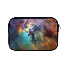 Lagoon Nebula Interstellar Cloud Pastel Pink, Turquoise And Yellow Stars Apple Ipad Mini Zipper Cases by genx