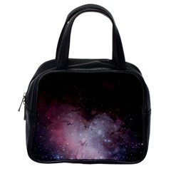 Eagle Nebula Wine Pink And Purple Pastel Stars Astronomy Classic Handbag (one Side) by genx