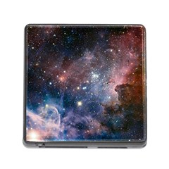 Carina Nebula Ngc 3372 The Grand Nebula Pink Purple And Blue With Shiny Stars Astronomy Memory Card Reader (square 5 Slot) by genx