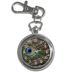 Peacock Tail Feathers Key Chain Watches by Wegoenart