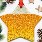 Bubble Beer Star Ornament (Two Sides) Front