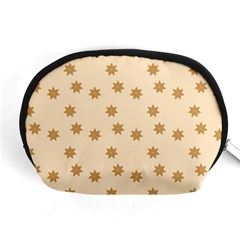 Pattern Gingerbread Star Accessory Pouch (medium) by Simbadda