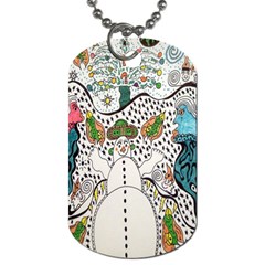 Happysnowman Dog Tag (two Sides) by chellerayartisans