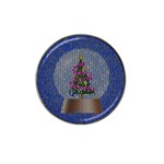 Christmas  Snow Hat Clip Ball Marker Front