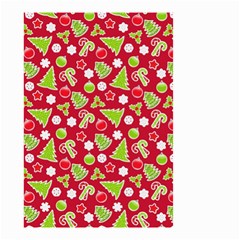 Christmas Paper Scrapbooking Pattern Small Garden Flag (two Sides) by Wegoenart