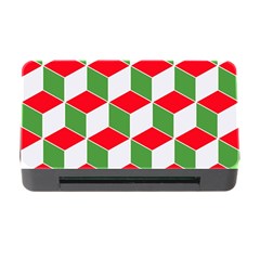 Christmas Abstract Background Memory Card Reader With Cf by Wegoenart