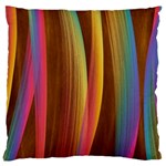 Abstract Background Colorful Large Cushion Case (Two Sides) Back