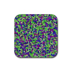 Nocturnal Rubber Coaster (square)  by artifiart