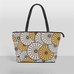 Gears Round Header Banner Cog Classic Shoulder Handbag by Pakrebo