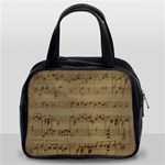 Vintage Sheet Music Background Classic Handbag (Two Sides) Front