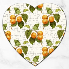 Apricot Fruit Vintage Art Jigsaw Puzzle (heart) by Pakrebo