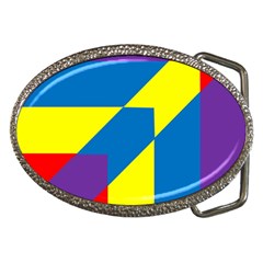 Colorful Red Yellow Blue Purple Belt Buckles by Pakrebo