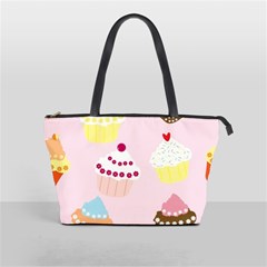 Cupcakes Wallpaper Paper Background Classic Shoulder Handbag by Pakrebo