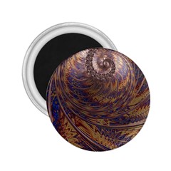 Swirl Fractal Fantasy Whirl 2 25  Magnets by Pakrebo