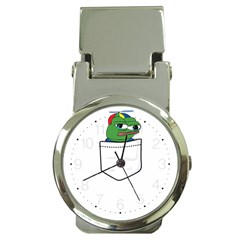 Apu Apustaja Crying Pepe The Frog Pocket Tee Kekistan Money Clip Watches by snek