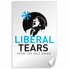 Liberal Tears Funny Screeching Democrat Screaming Canvas 24  X 36  by snek