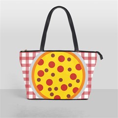 Pizza Table Pepperoni Sausage Classic Shoulder Handbag by Pakrebo