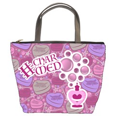 Charmed (pink Pattern) Bucket Handbag by TransfiguringAdoptionStore