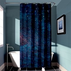 Cosmic Quest Shower Curtain 36  X 72  (stall)  by WensdaiAmbrose