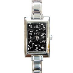 Fabric Cloth Textile Clothing Rectangle Italian Charm Watch by Pakrebo