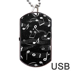 Fabric Cloth Textile Clothing Dog Tag Usb Flash (two Sides) by Pakrebo