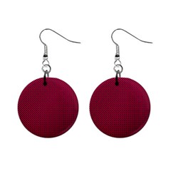 Red Black Pattern Background Mini Button Earrings