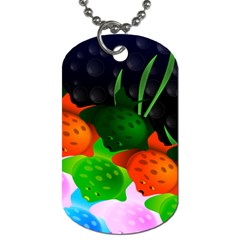 Pattern Fishes Escher Dog Tag (two Sides) by Mariart