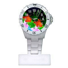 Pattern Fishes Escher Plastic Nurses Watch by Mariart