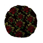 Roses Red Standard 15  Premium Round Cushions Front